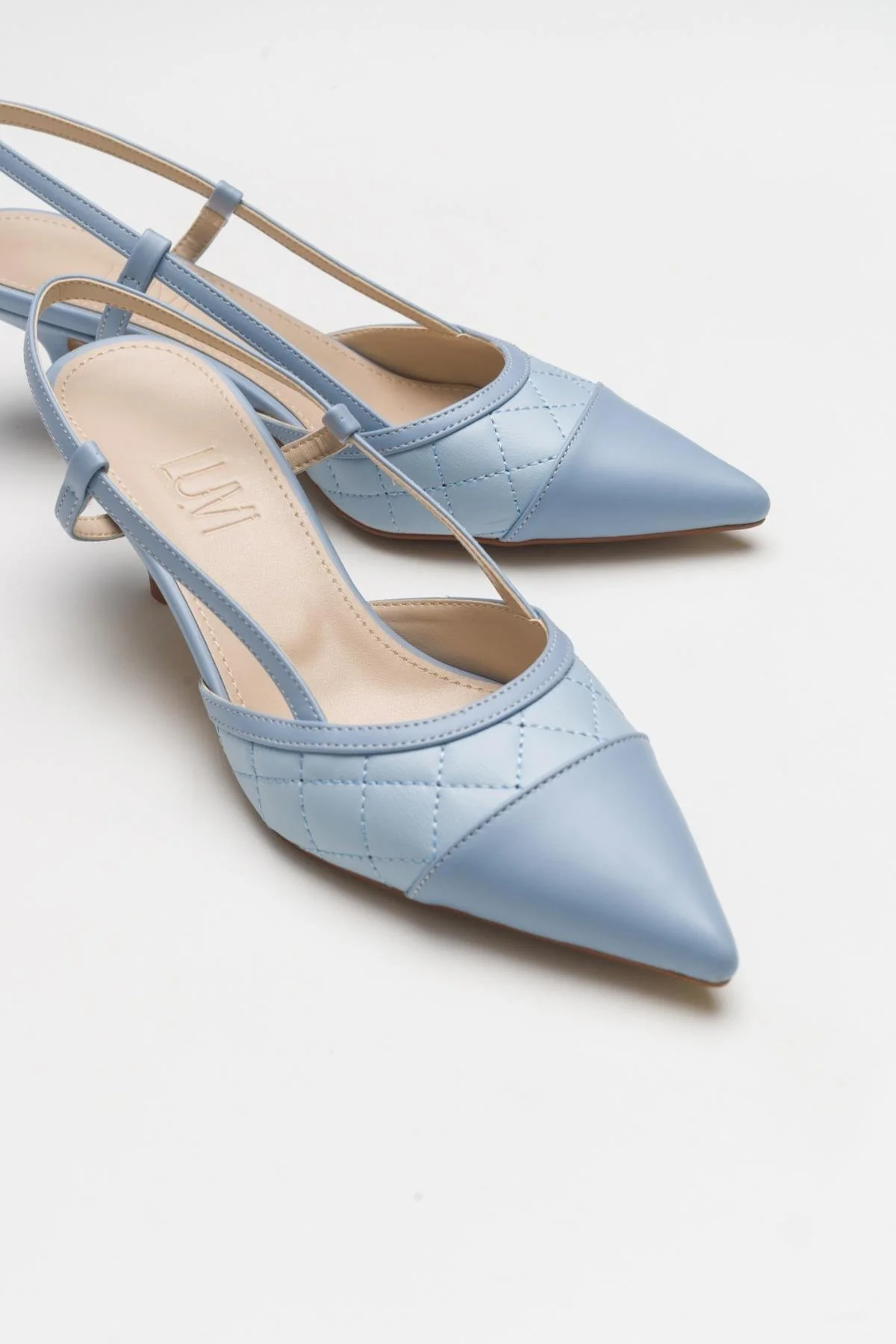 Point - Baby Blue Heeled Shoe (Women) - Image 2