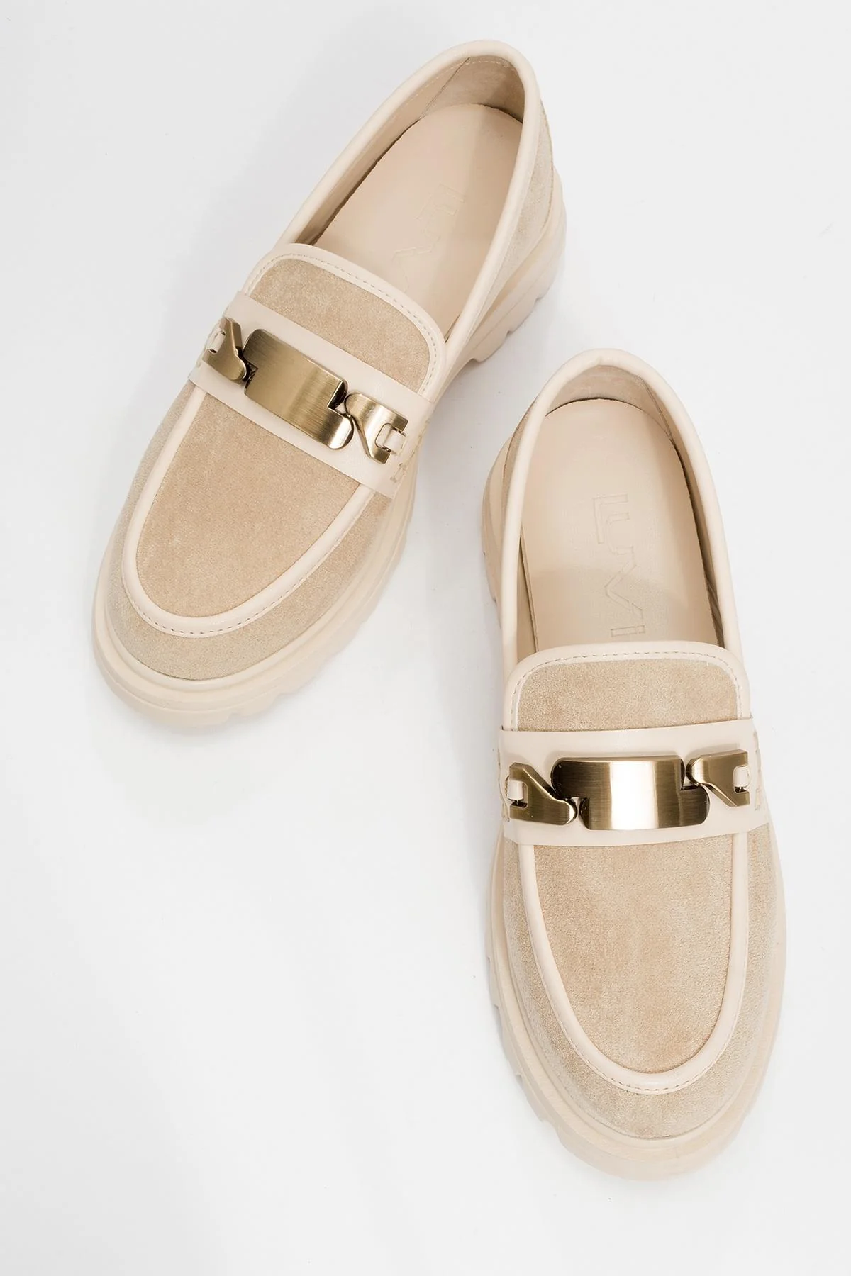 Pray - Beige Buckle Loafer (Women) - Image 2