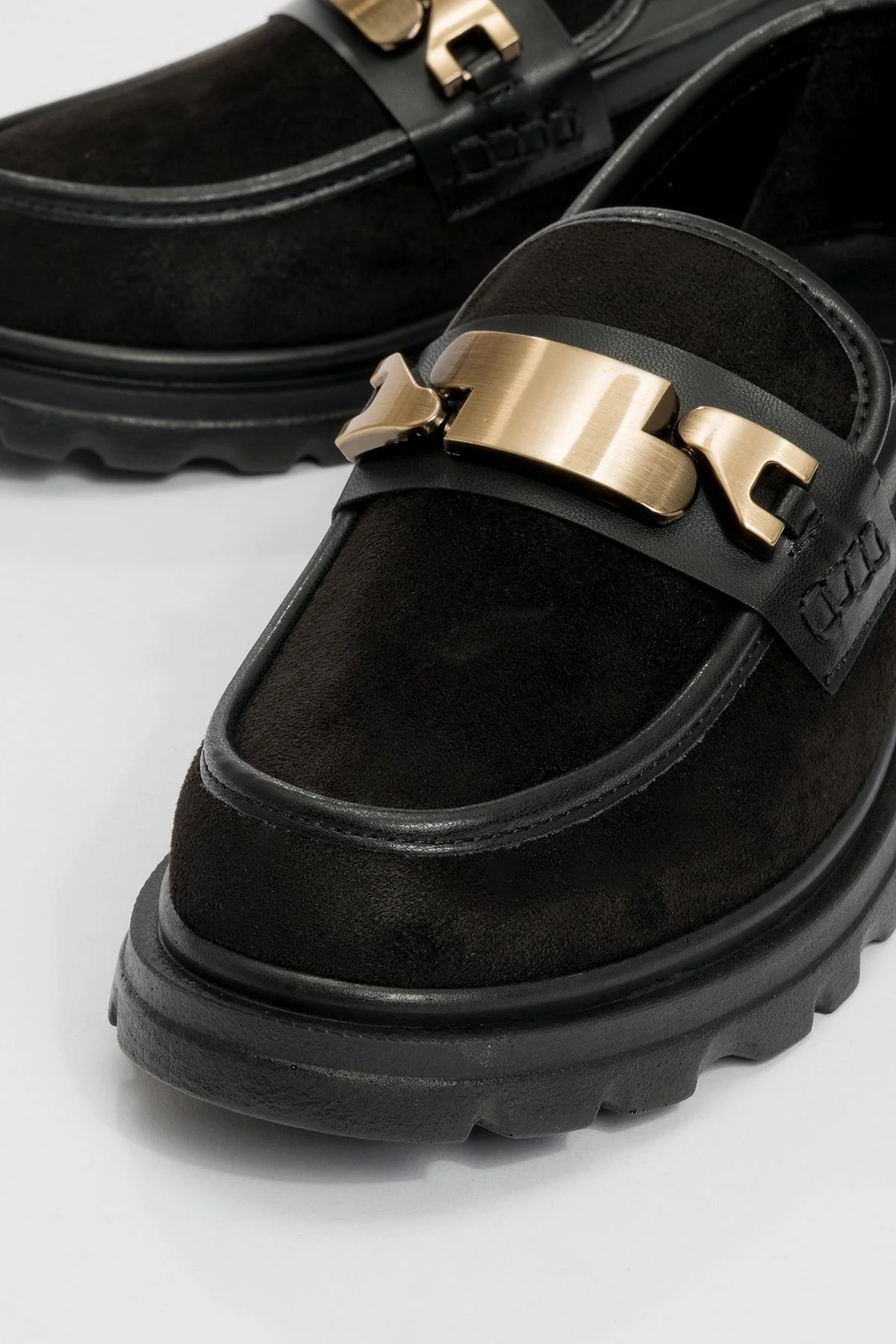 Pray - Black Buckle Loafer (Women) - Image 3