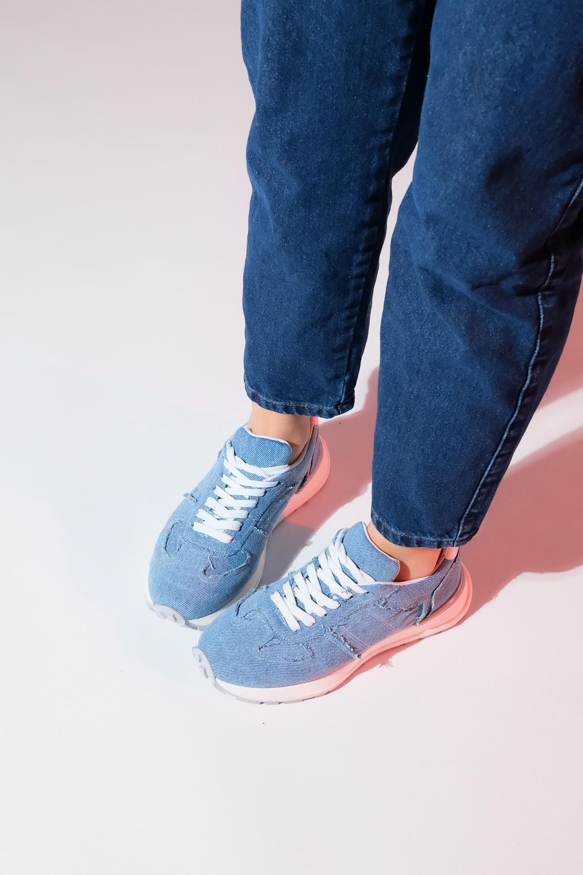 Rafael - Blue Denim Sport Sneaker (Women) - Image 2