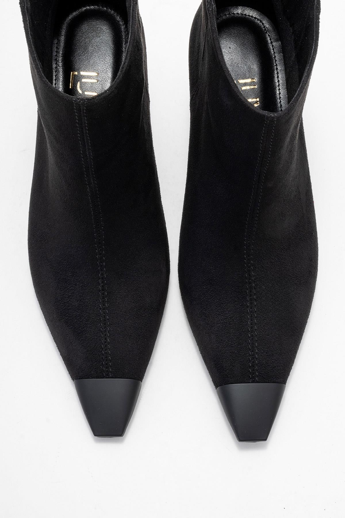 Rassel - Black Stiletto Heel Ankle Boot (Women) - Image 2