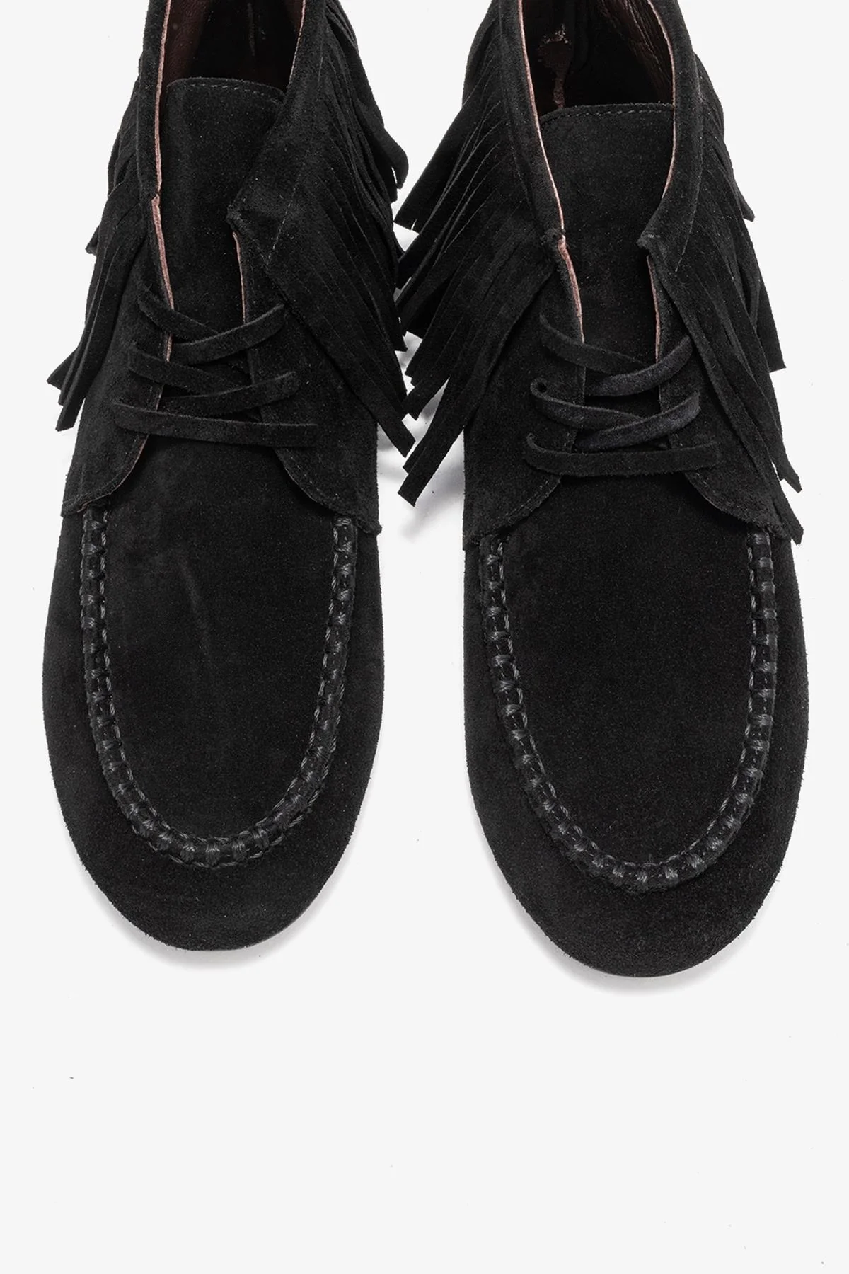 Raux - Black Suede Genuine Leather Ankle Boot (Women) - Image 2