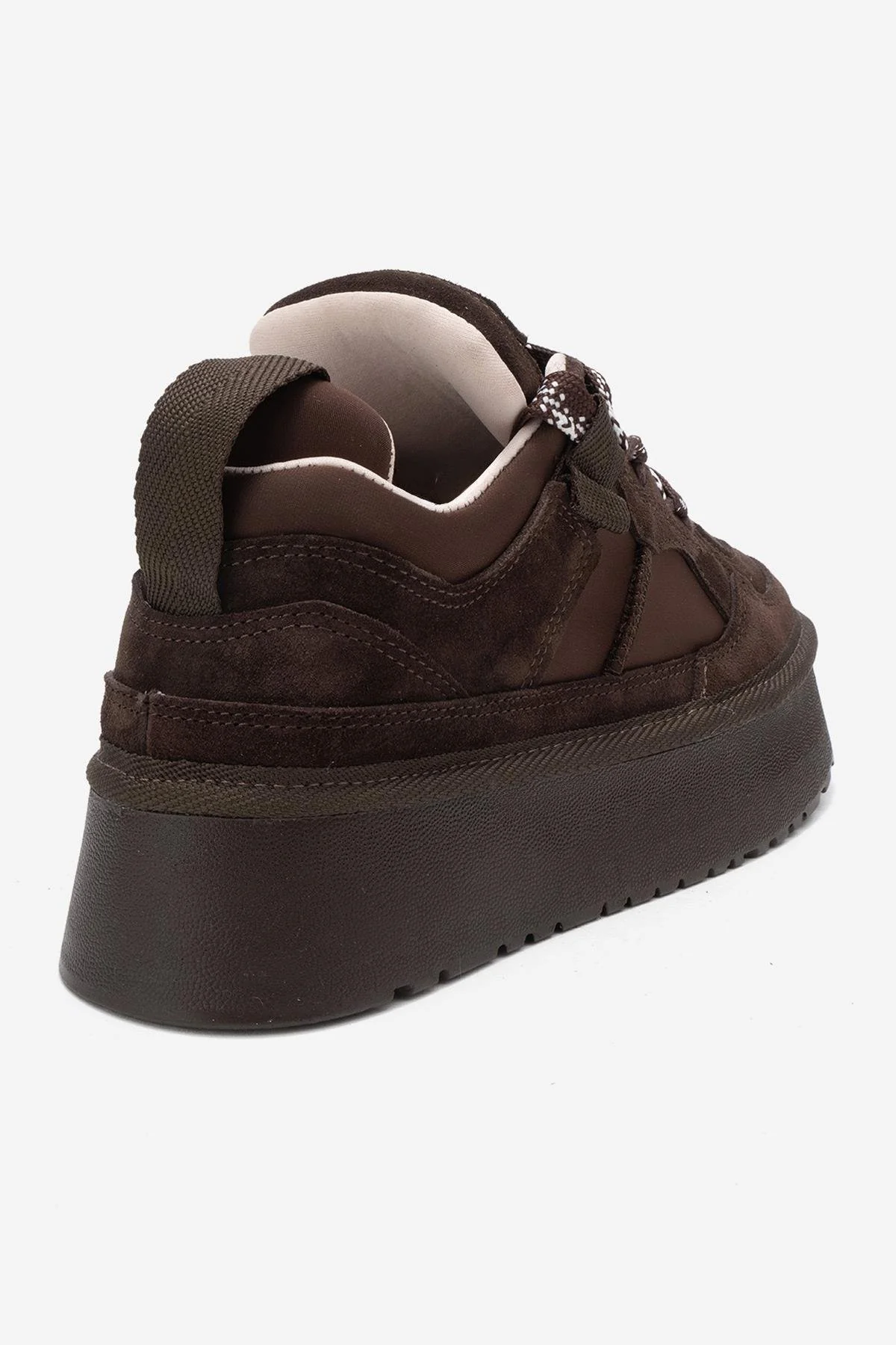 Riven - Brown Genuine Leather Platform Sneaker (Women) - Image 5