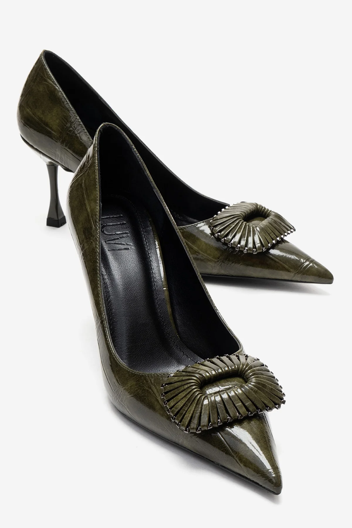 REBEL - Green Stiletto Pump (Women)