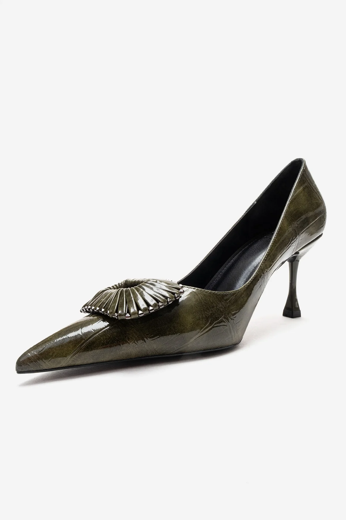 REBEL - Green Stiletto Pump (Women) - Image 6