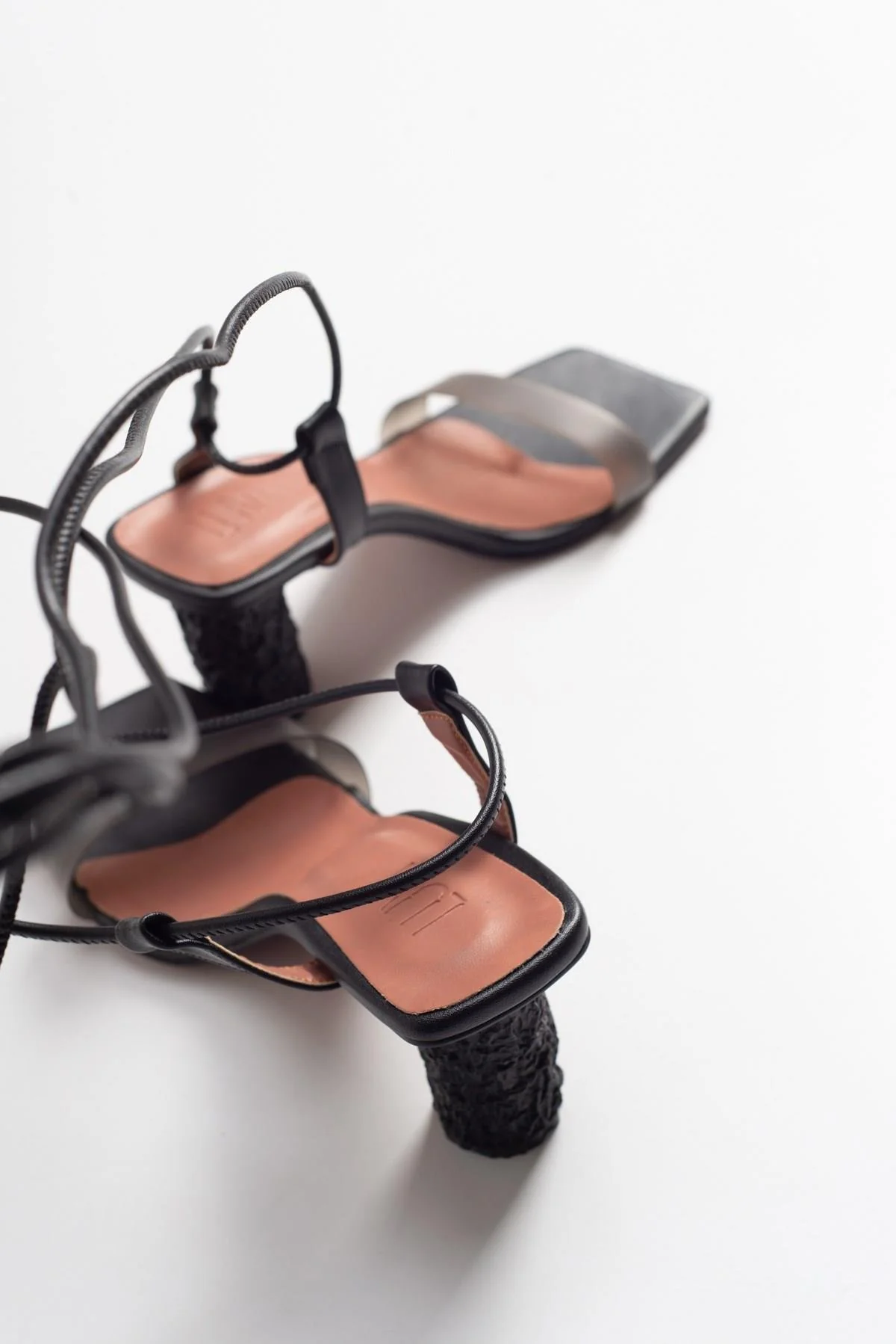 Rhea Black Block Heel Sandal (Women) - Image 5