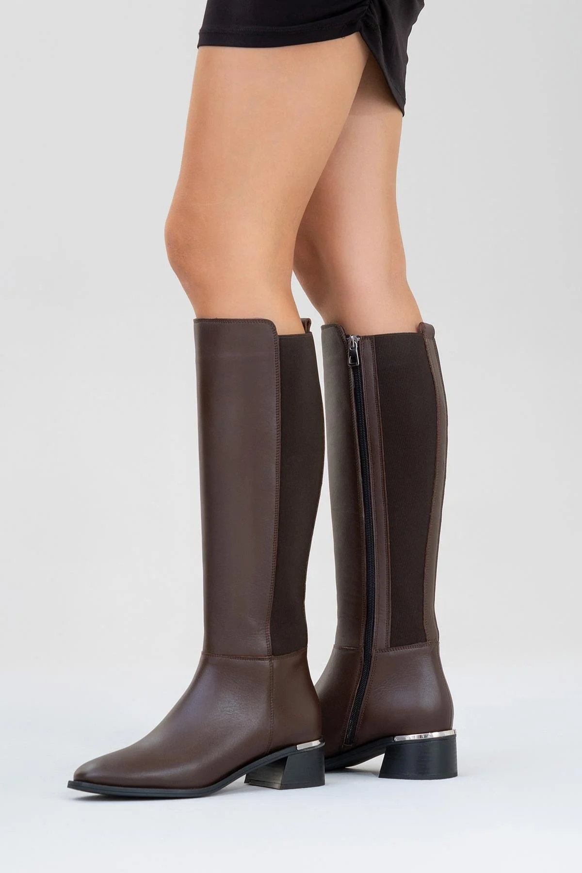 Rochos Brown Leather Boot (Women) - Image 2