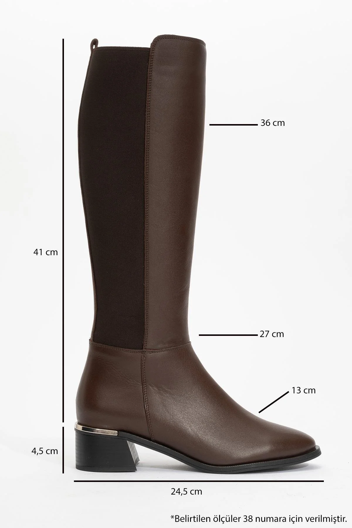 Rochos Brown Leather Boot (Women) - Image 5