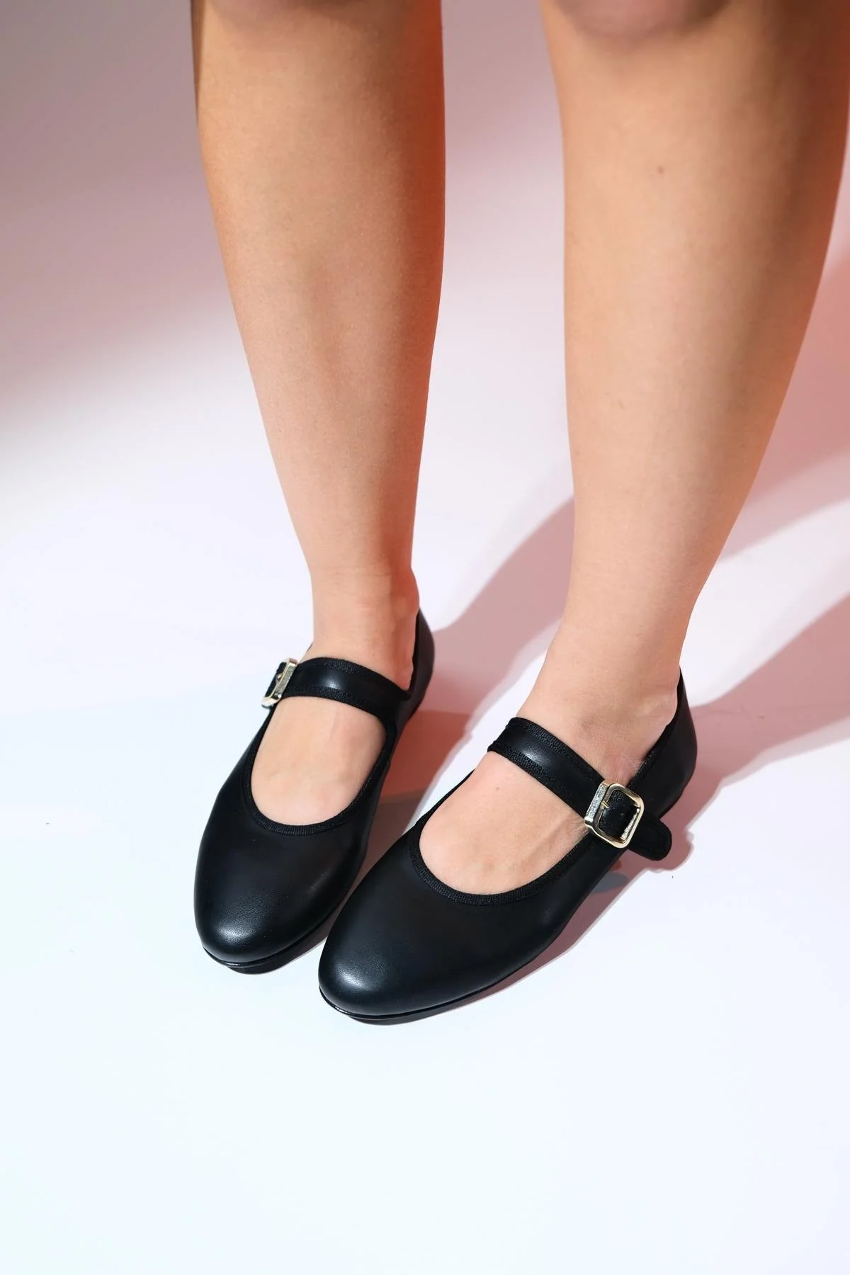 Rollo - Black Ballet Flat (Women)