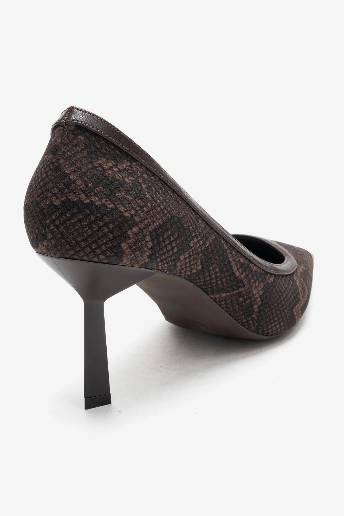 RONA - Brown Patterned Pointed Toe Stiletto Pump (Women) - Image 5