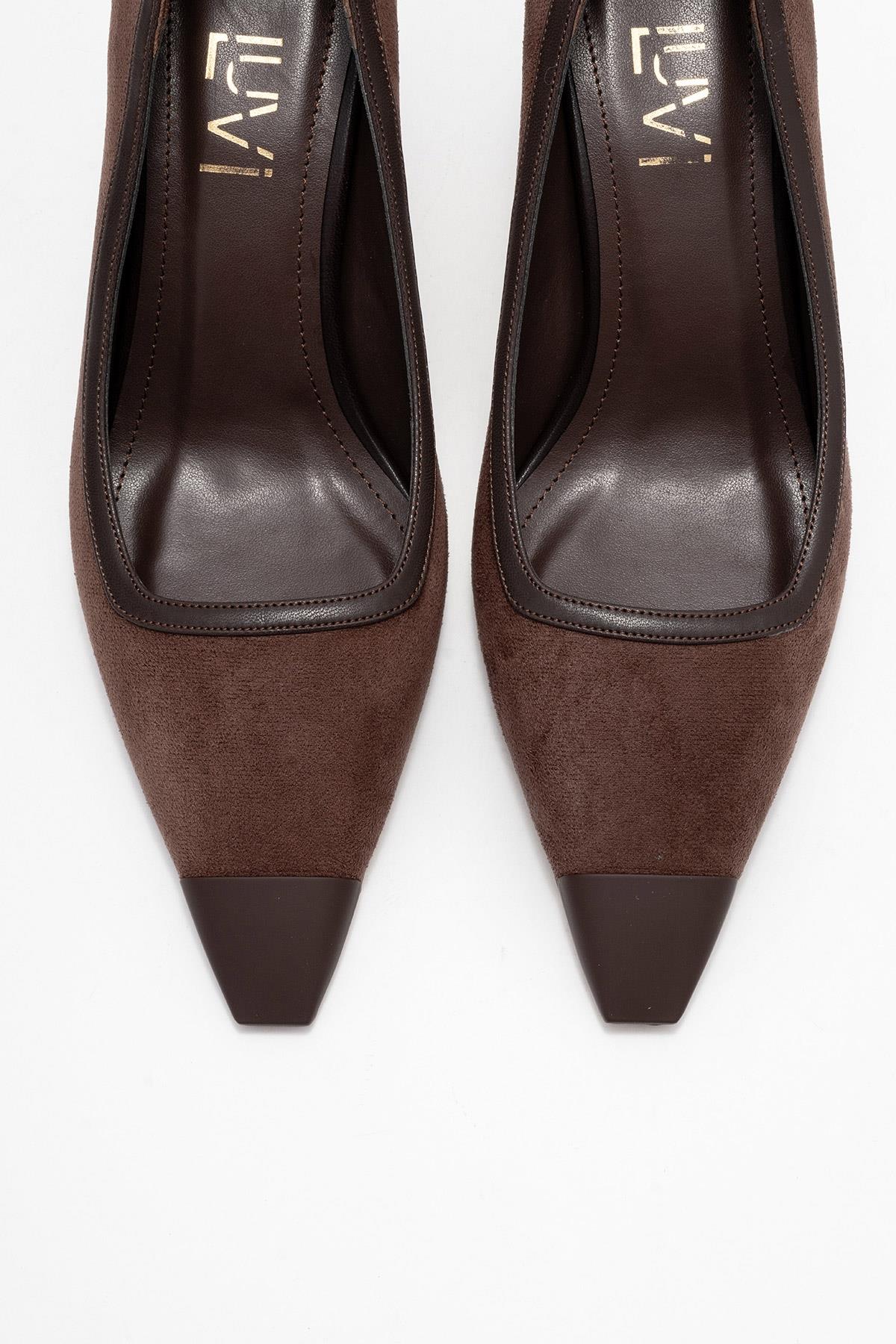 Rona - Brown Pointed Toe Pump (Women) - Image 2