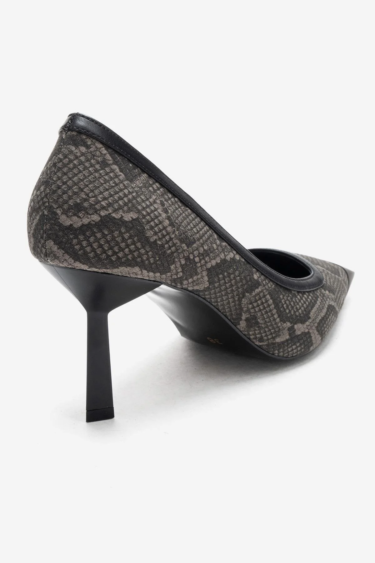 RONA - Gray Patterned Pointed Toe Stiletto Pump (Women) - Image 5
