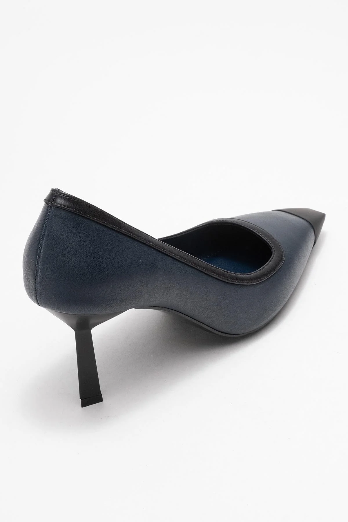 Rona - Navy Matte Toe Heeled Shoe (Women) - Image 5