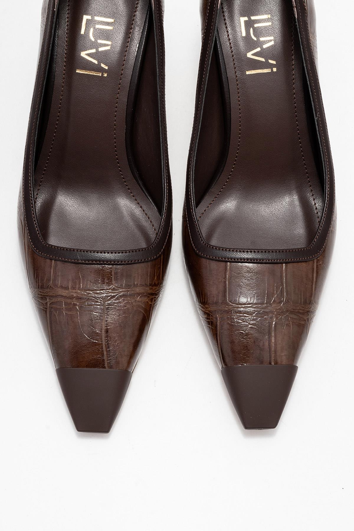 Rona - Tan Pointed Toe Pump (Women) - Image 2