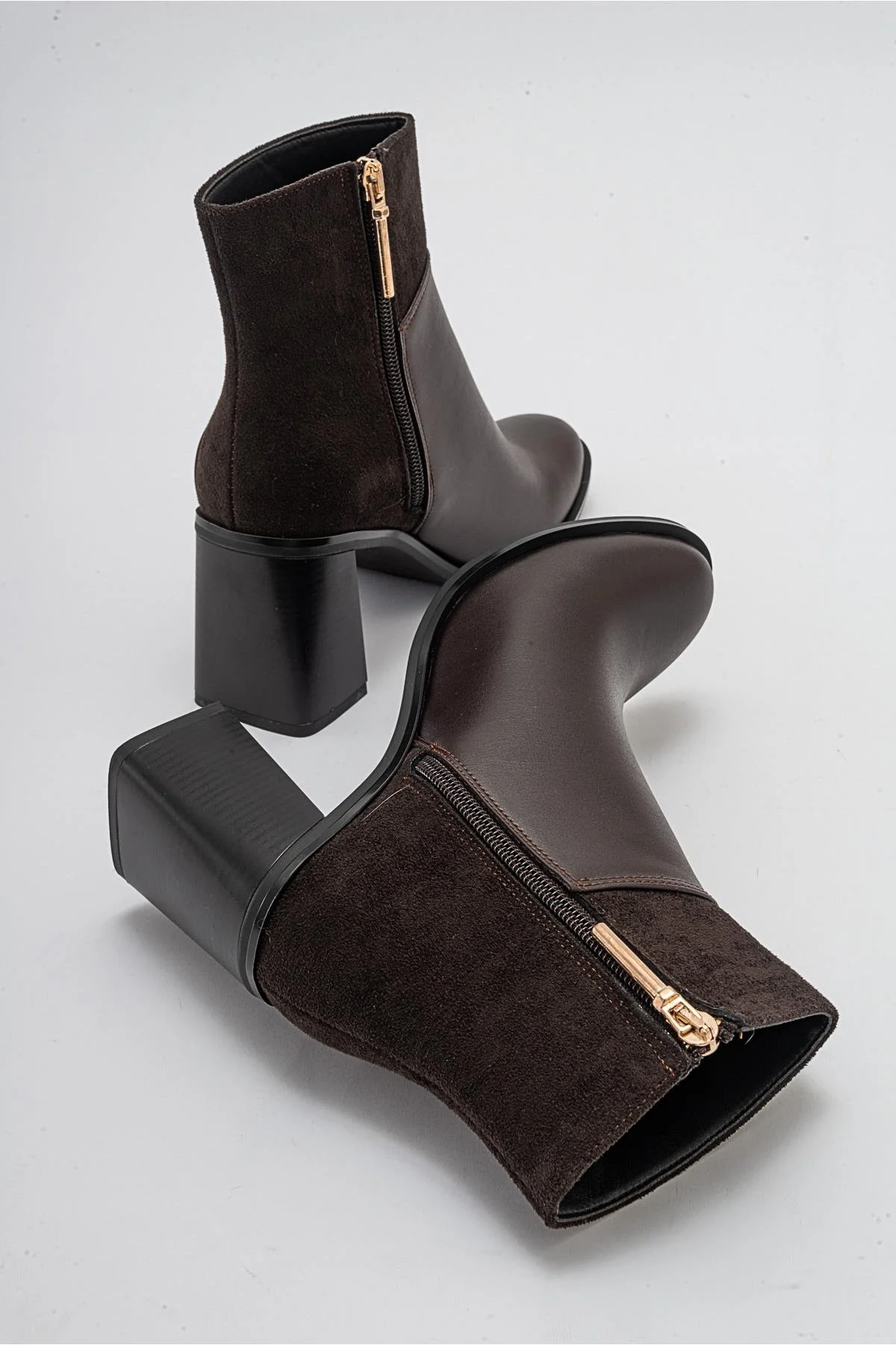 Ropa - Brown Heeled Boot (Women) - Image 2