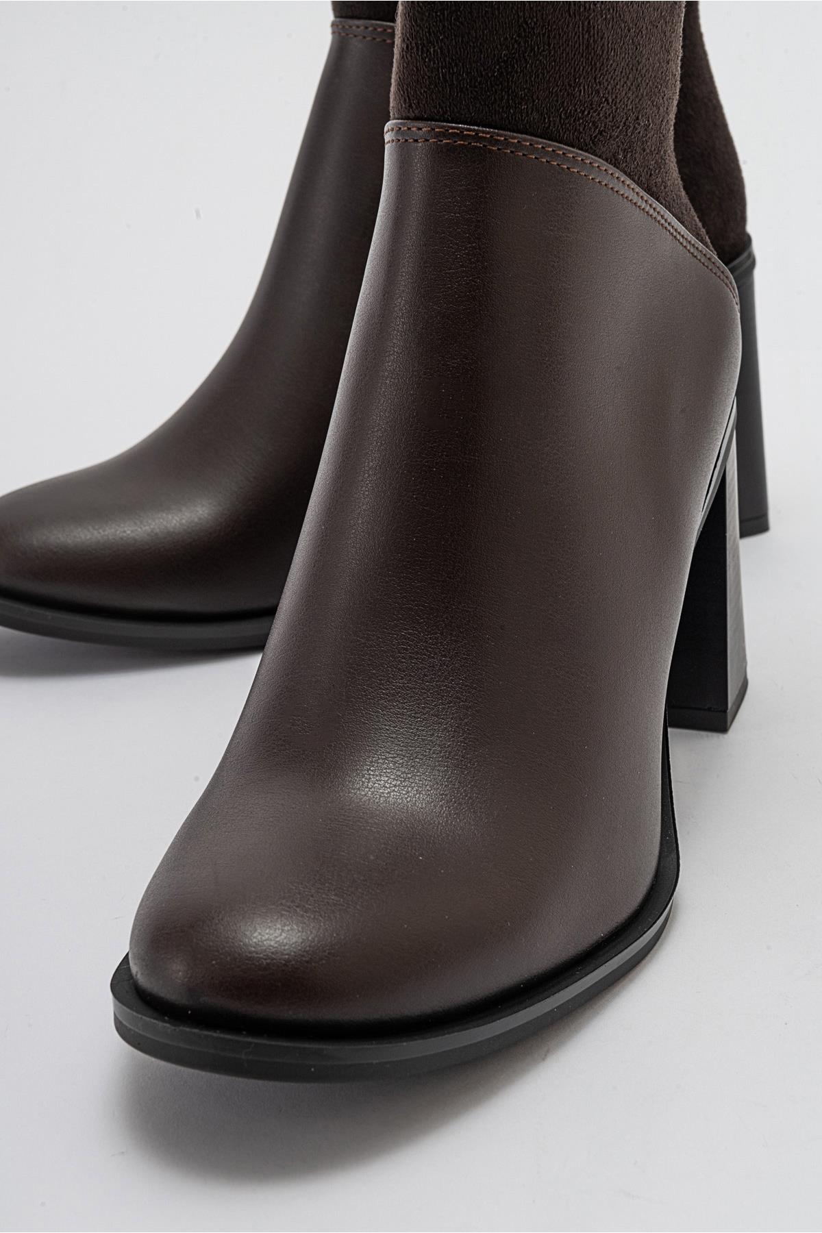 Ropa - Brown Heeled Boot (Women) - Image 5