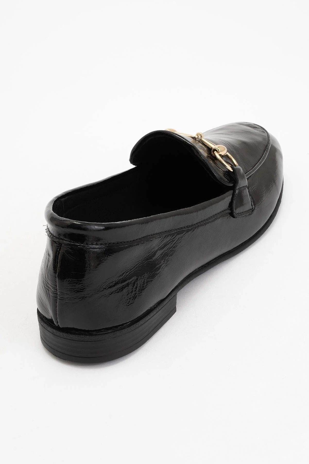 Rory - Black Patent Leather Bit Loafers - Image 4