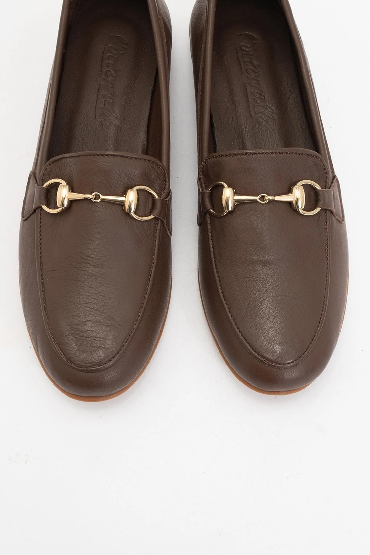 Rory - Brown Leather Bit Loafers - Image 2