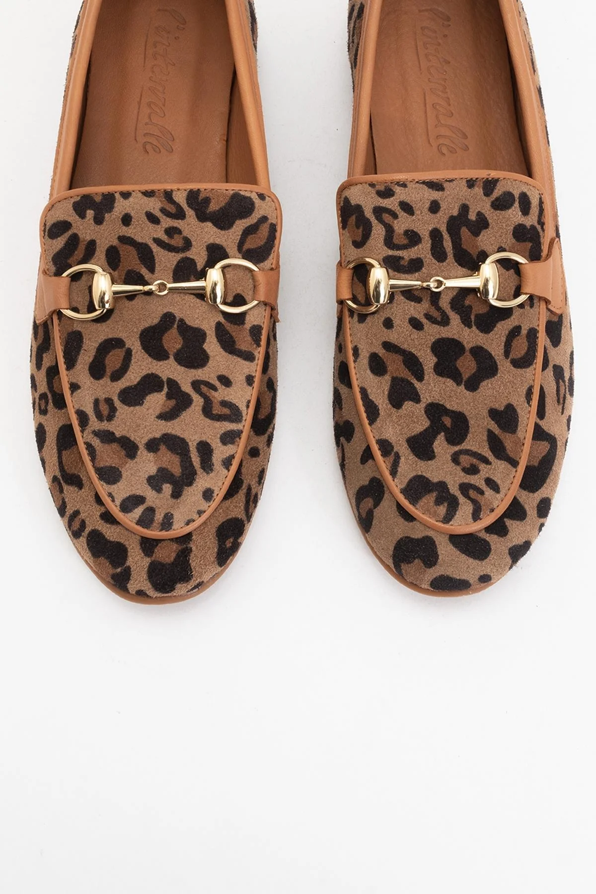 Rory - Leopard Suede Leather Bit Loafers - Image 2