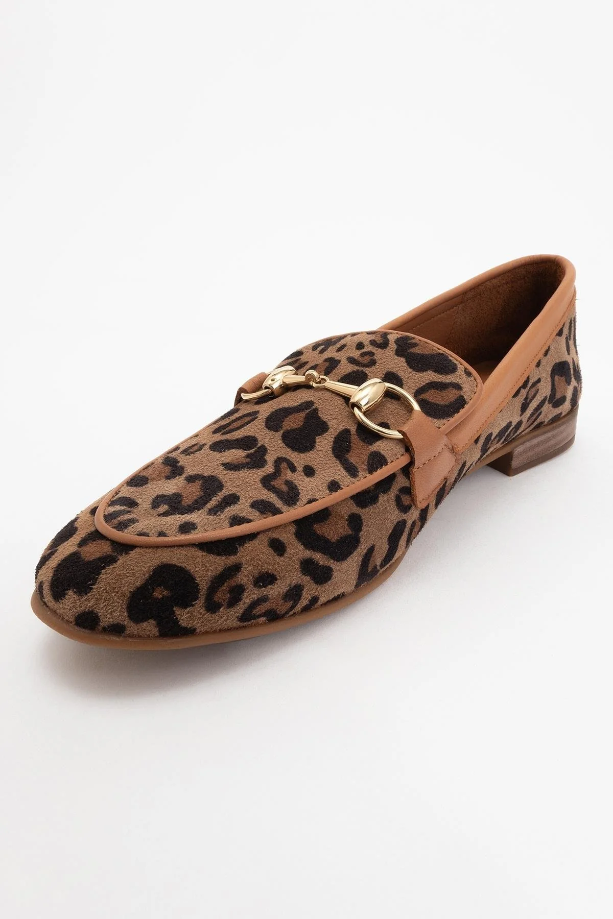 Rory - Leopard Suede Leather Bit Loafers - Image 3