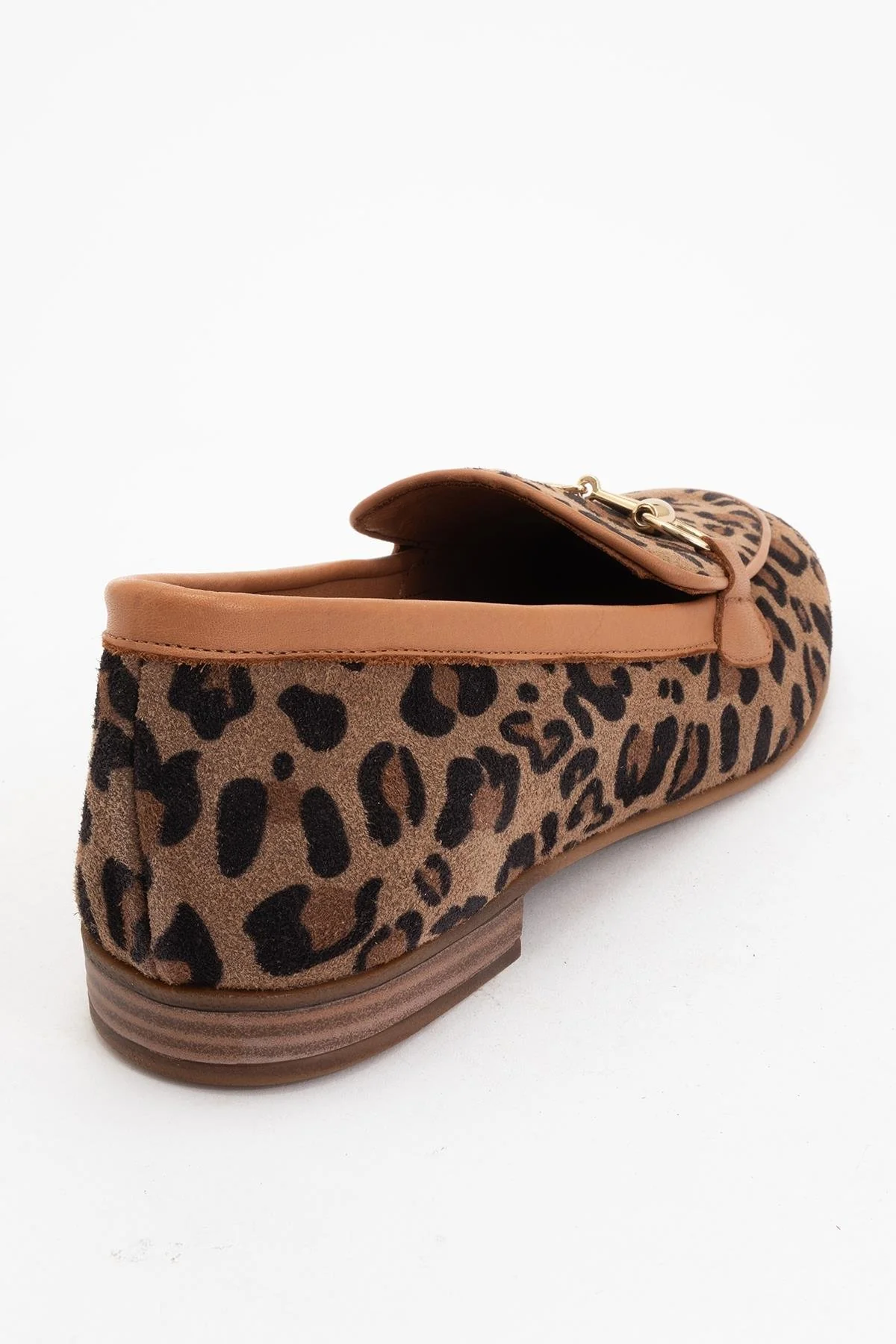 Rory - Leopard Suede Leather Bit Loafers - Image 4