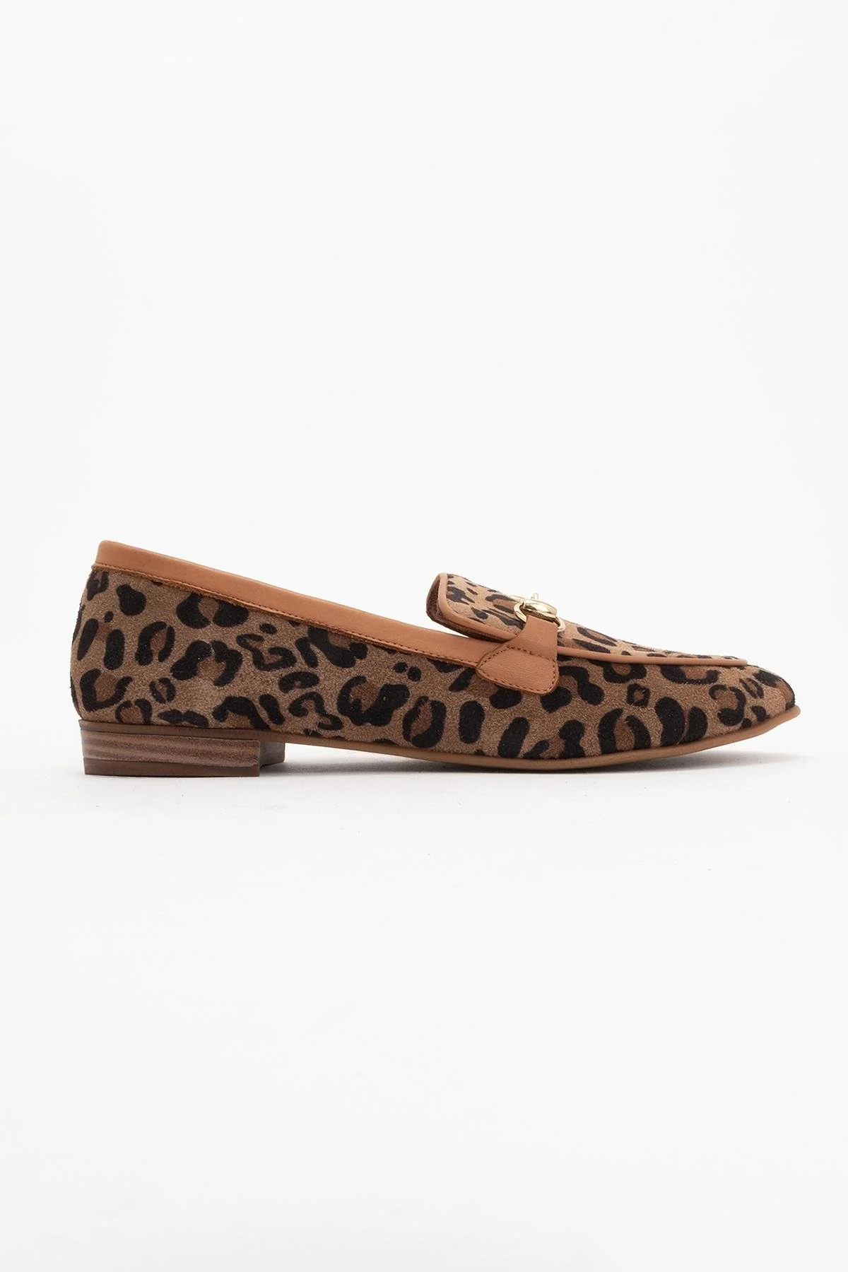 Rory - Leopard Suede Leather Bit Loafers - Image 5