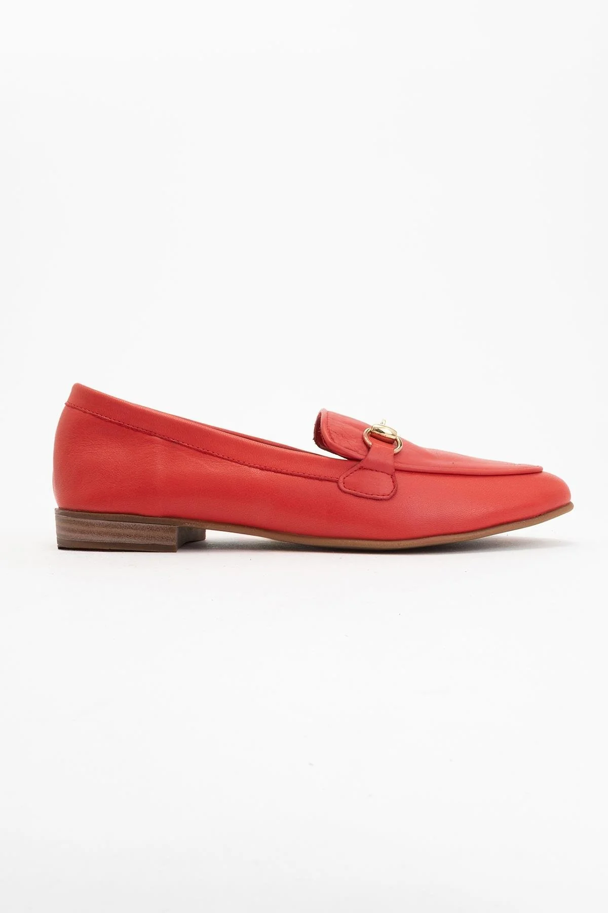 Rory - Red Leather Bit Loafers - Image 5