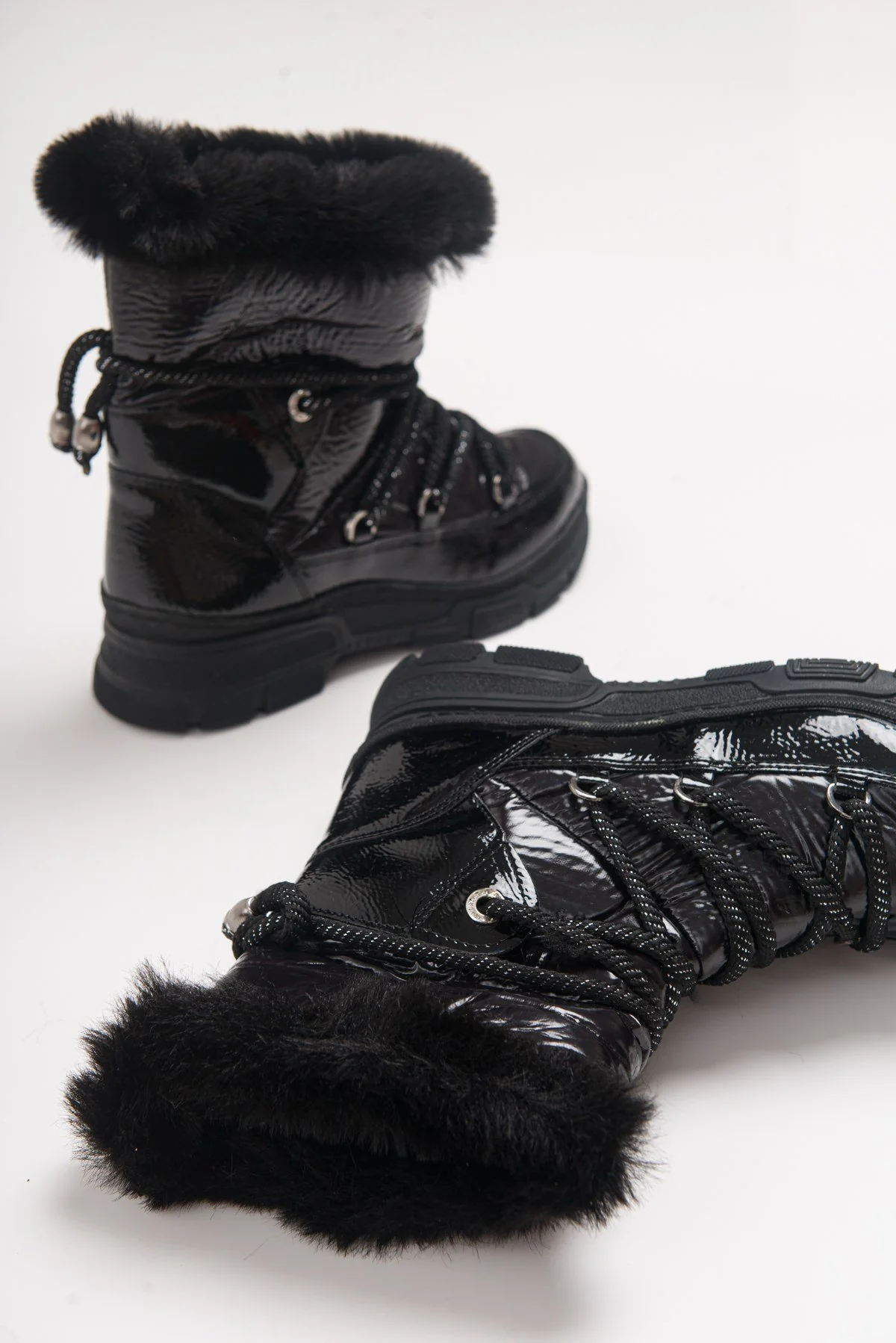 Rosie Black Fur-Lined Winter Boot (Women) - Image 4