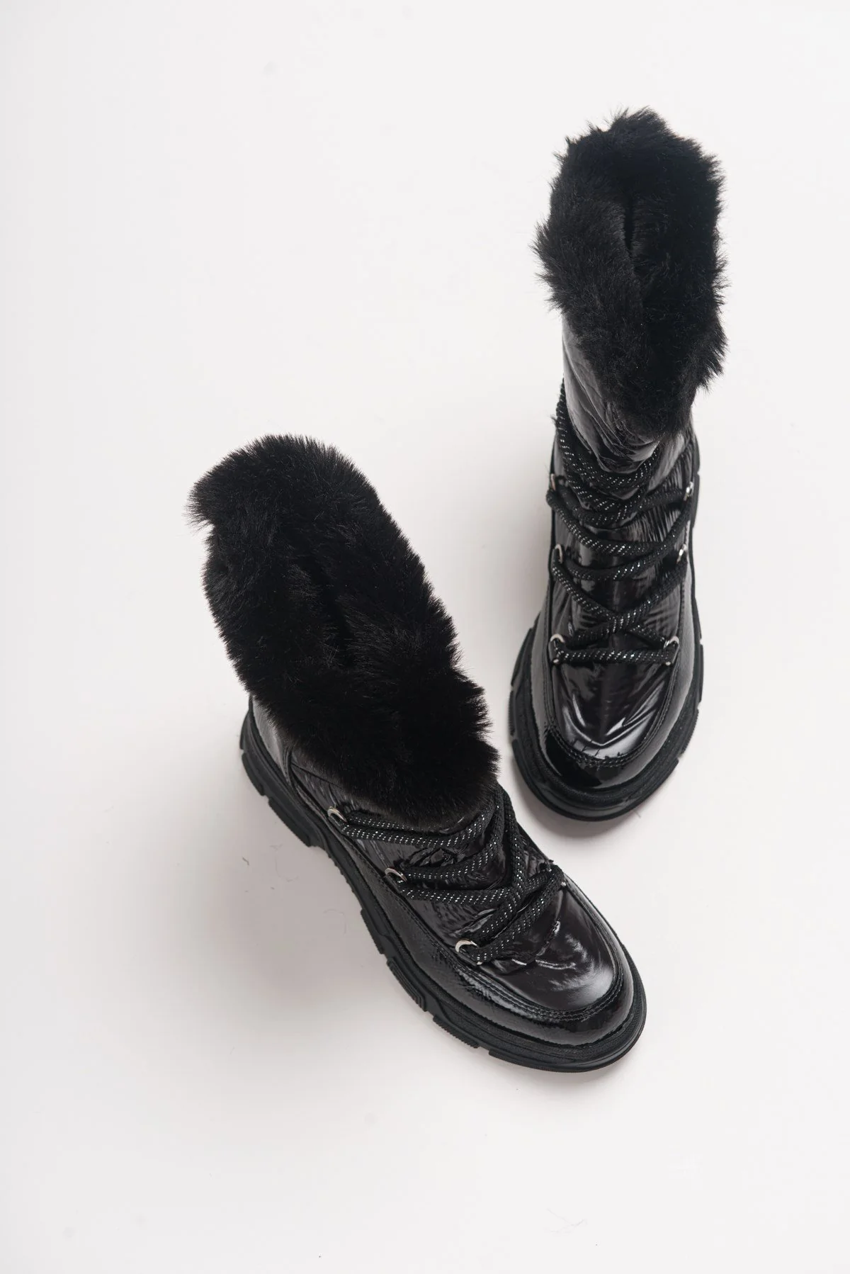 Rosie Black Fur-Lined Winter Boot (Women) - Image 7