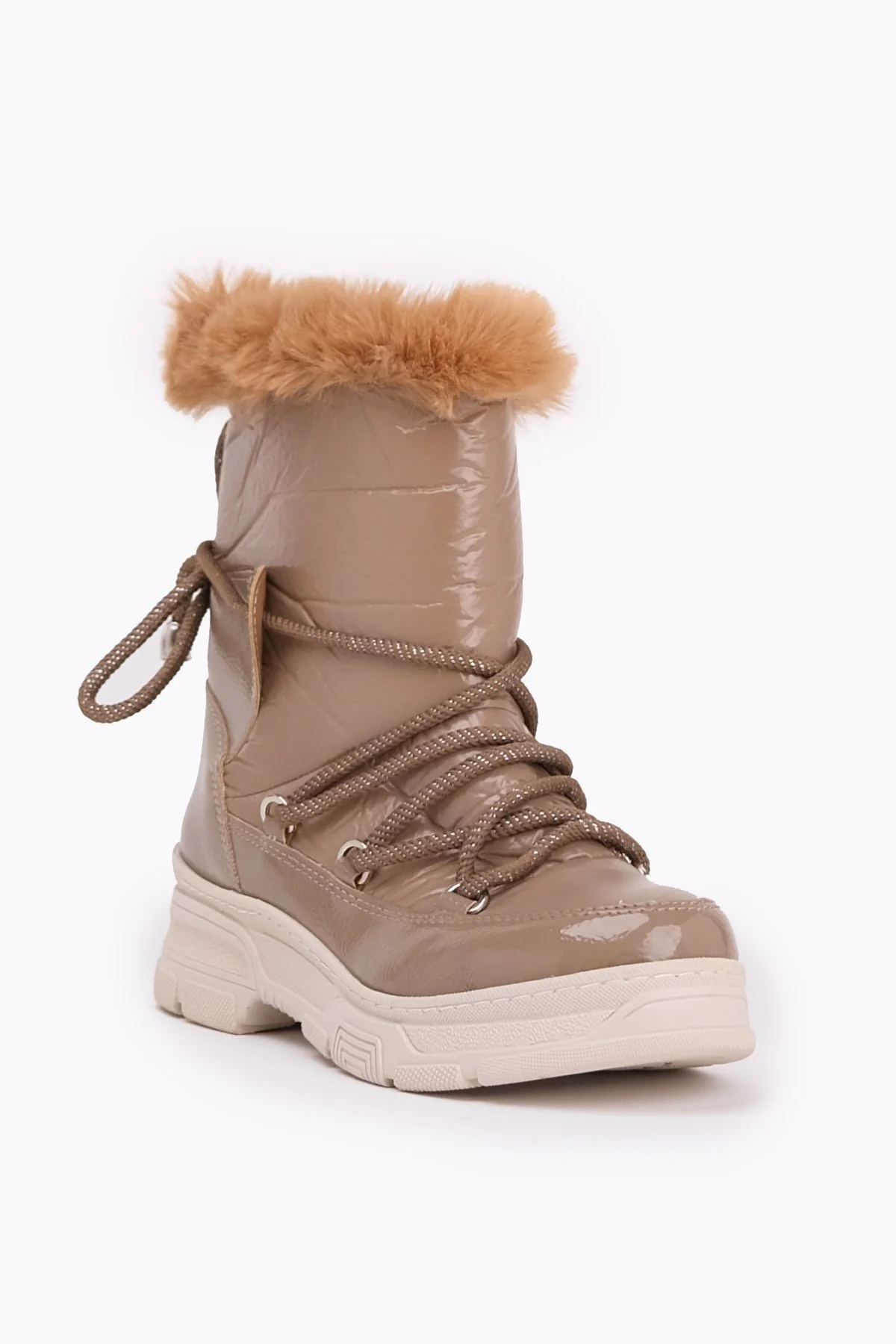 Rosie Light Brown Fur-Lined Winter Boot (Women) - Image 8