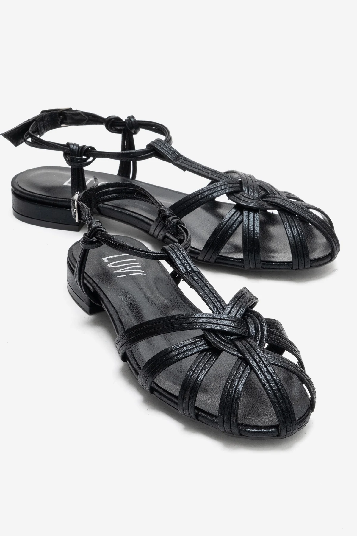 ROSSE - Black Block Heel Sandal (Women)