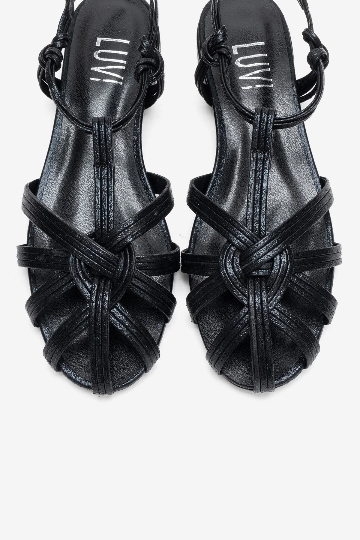 ROSSE - Black Block Heel Sandal (Women) - Image 2