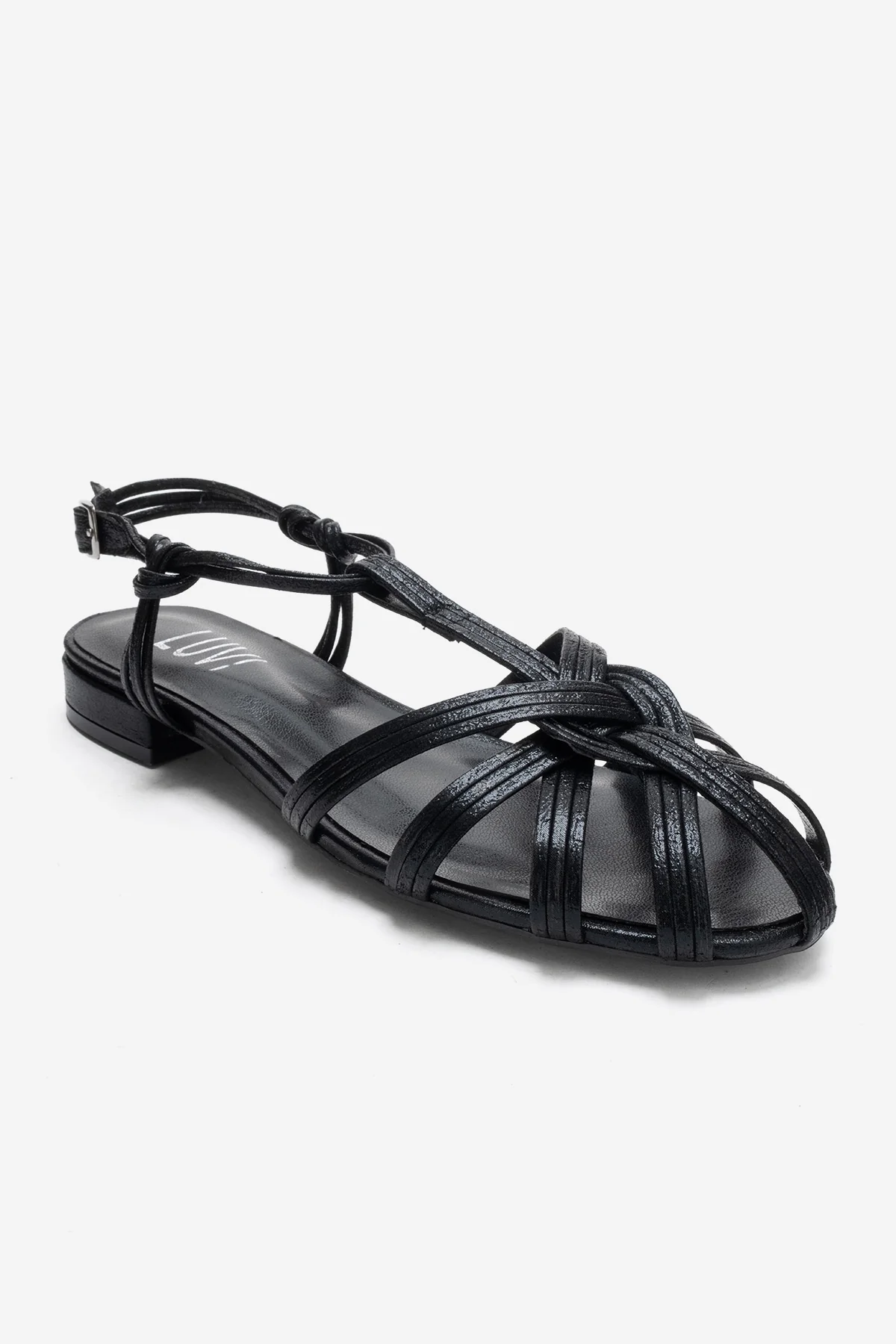 ROSSE - Black Block Heel Sandal (Women) - Image 3