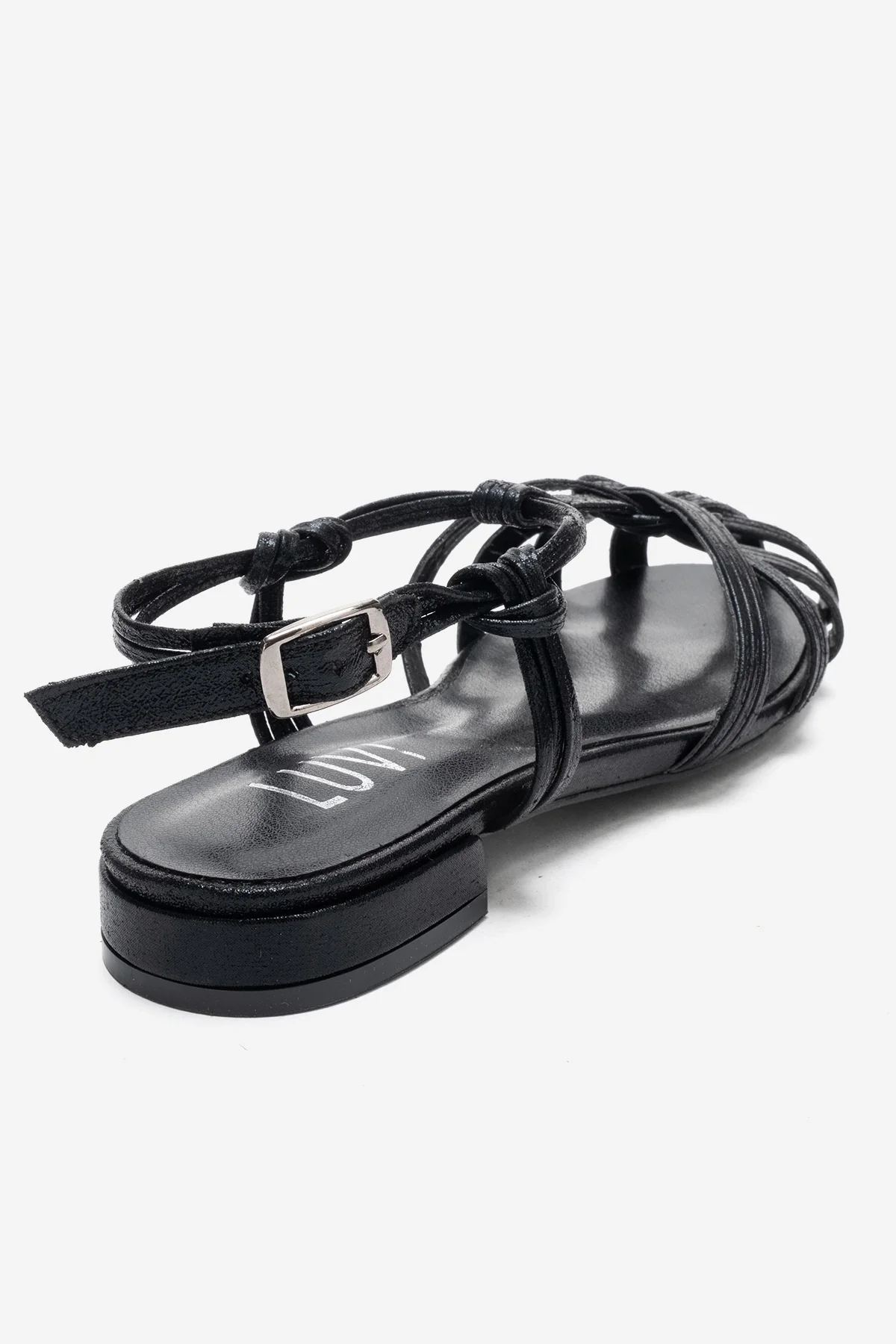 ROSSE - Black Block Heel Sandal (Women) - Image 5