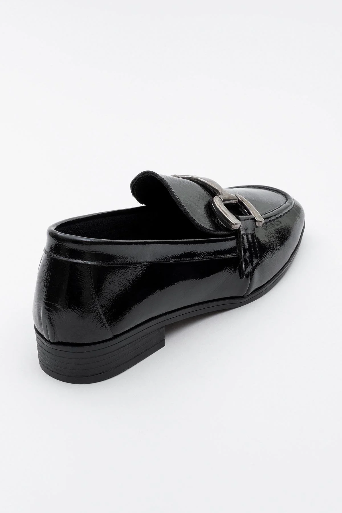 Rous - Black Patent Leather Bit Loafers (Women) - Image 4