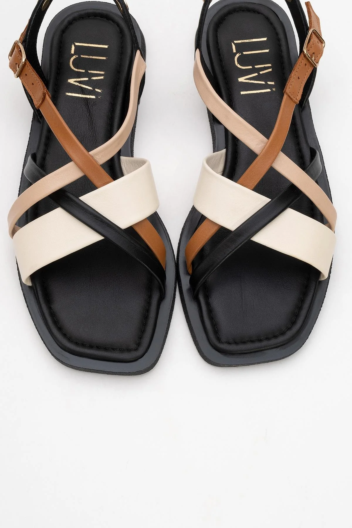 Rouse - Black Leather Sandal (Women) - Image 2