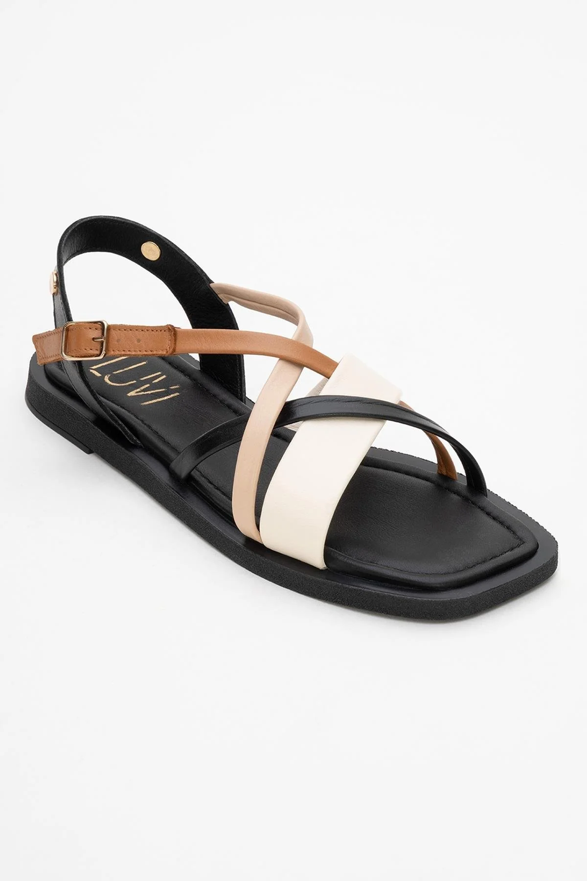 Rouse - Black Leather Sandal (Women) - Image 3