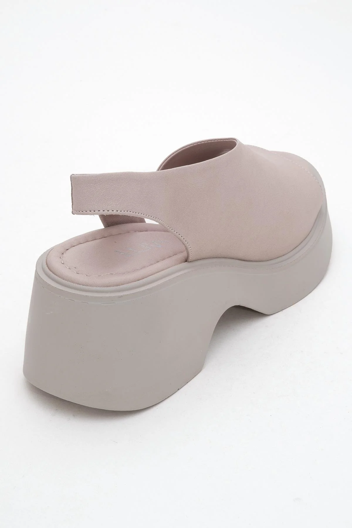 ROY Light Pink Leather Wedge Sandal (Women) - Image 5