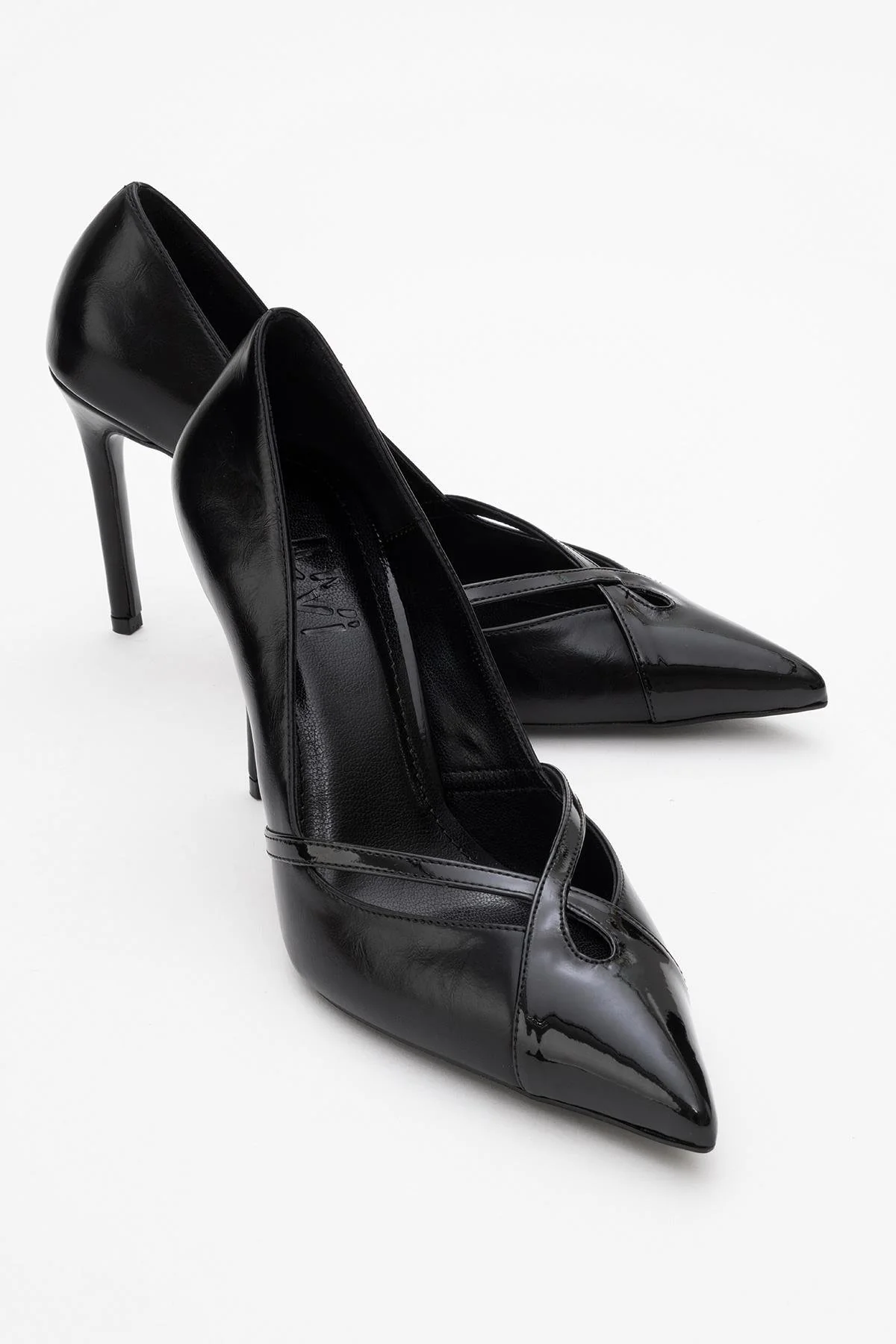 Ruby - Black Stiletto Heel (Women)