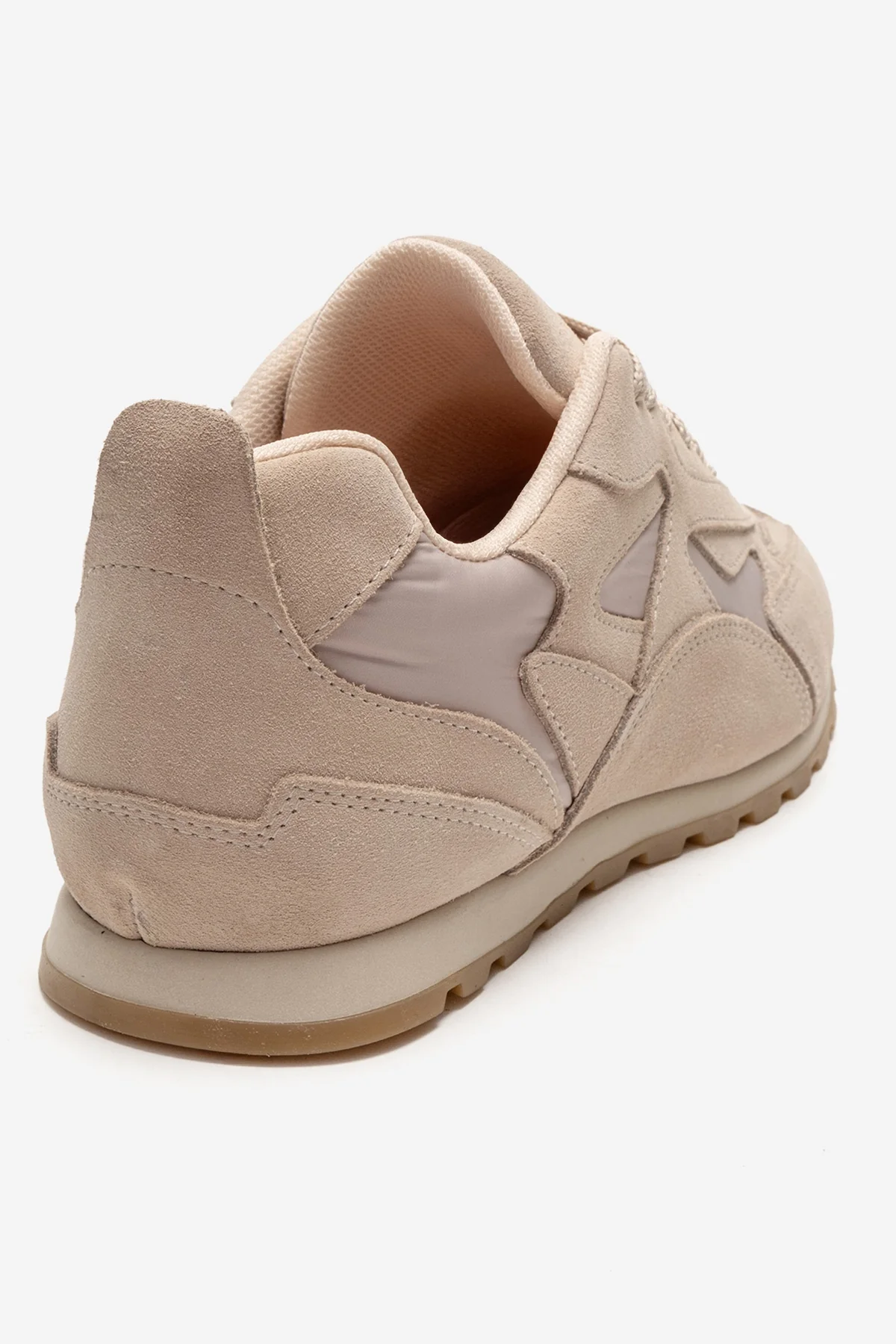 Sahra - Beige Genuine Leather Sneaker (Women) - Image 5
