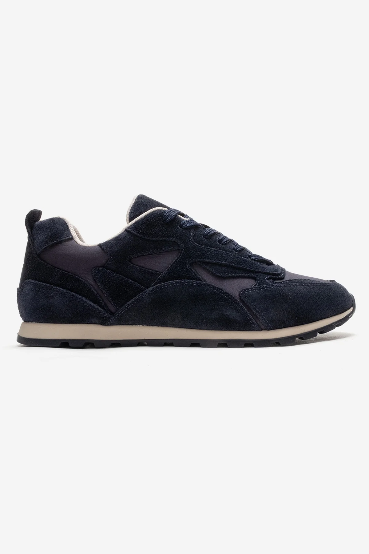 Sahra - Navy Genuine Leather Sneaker (Women) - Image 4