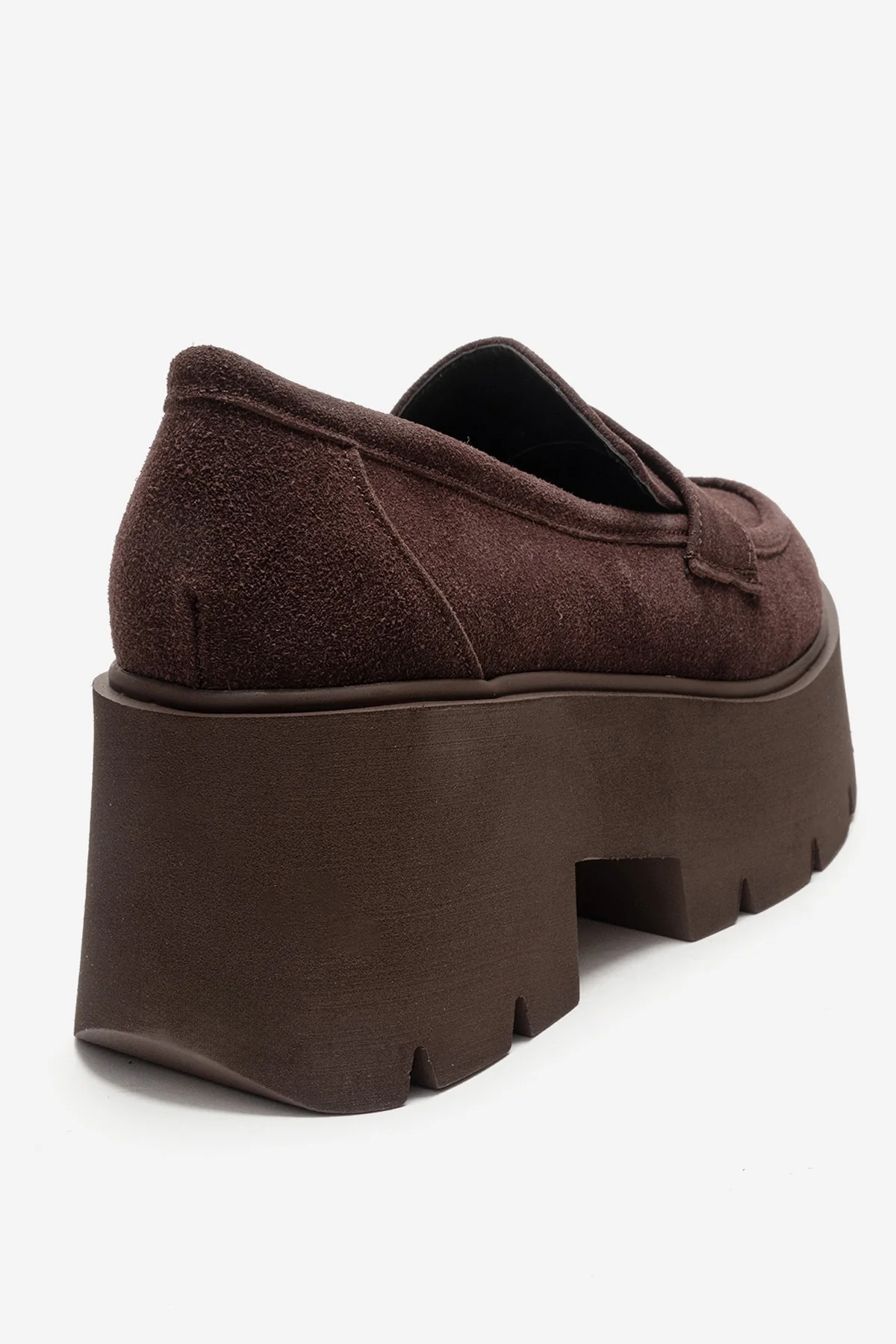 SANTIA - Brown Chunky Platform Loafer (Women) - Image 5
