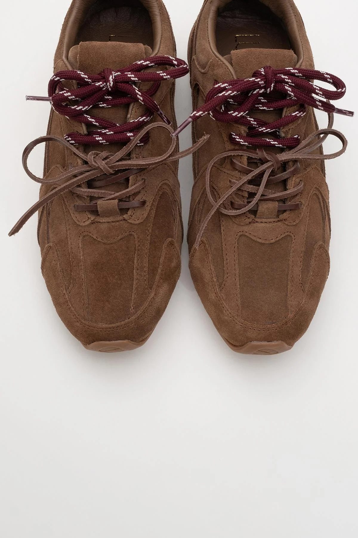 Selena - Brown Suede Leather Sneakers (Women) - Image 2