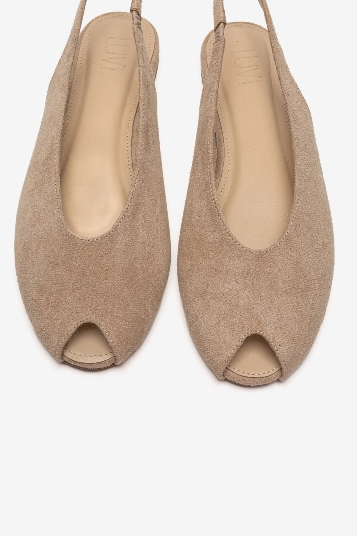 SERINA - Beige Genuine Leather Sandal (Women) - Image 2