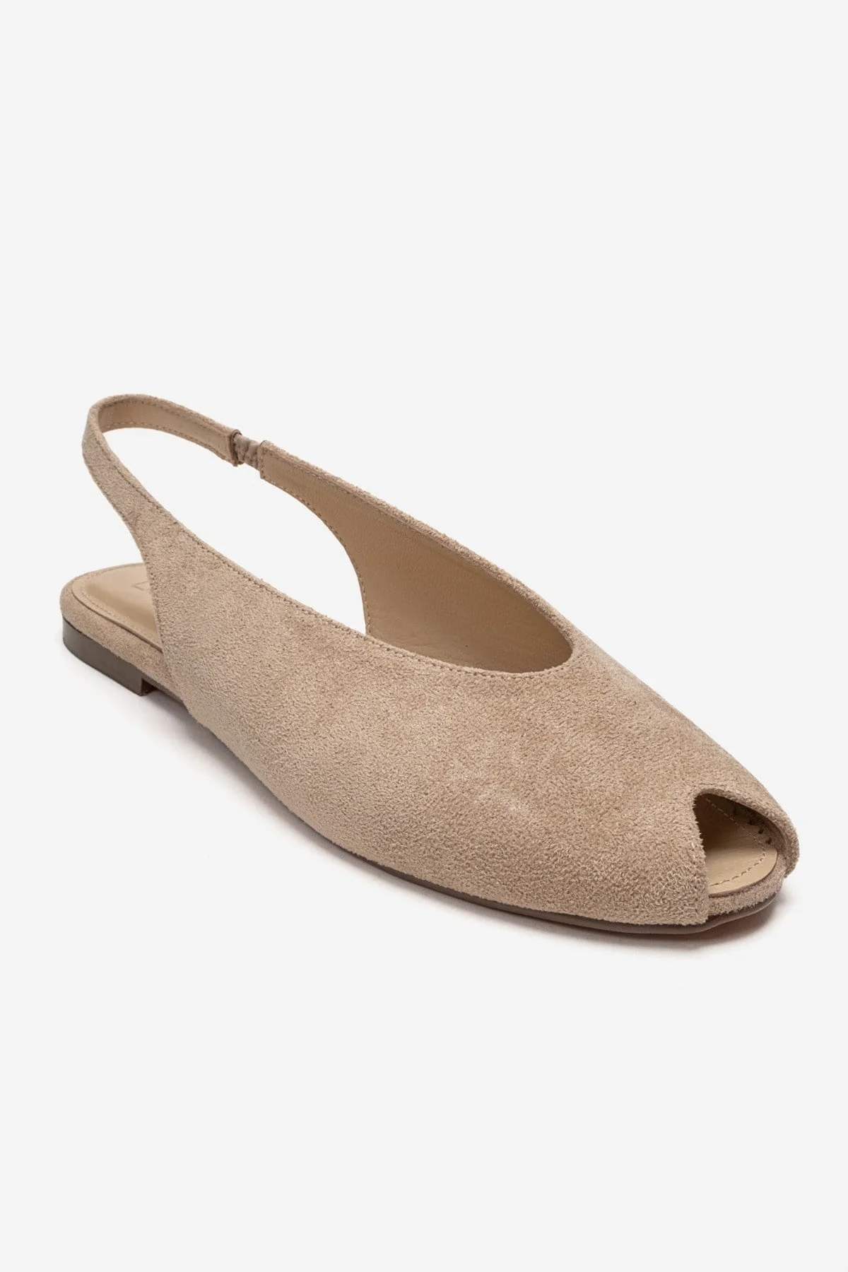 SERINA - Beige Genuine Leather Sandal (Women) - Image 3