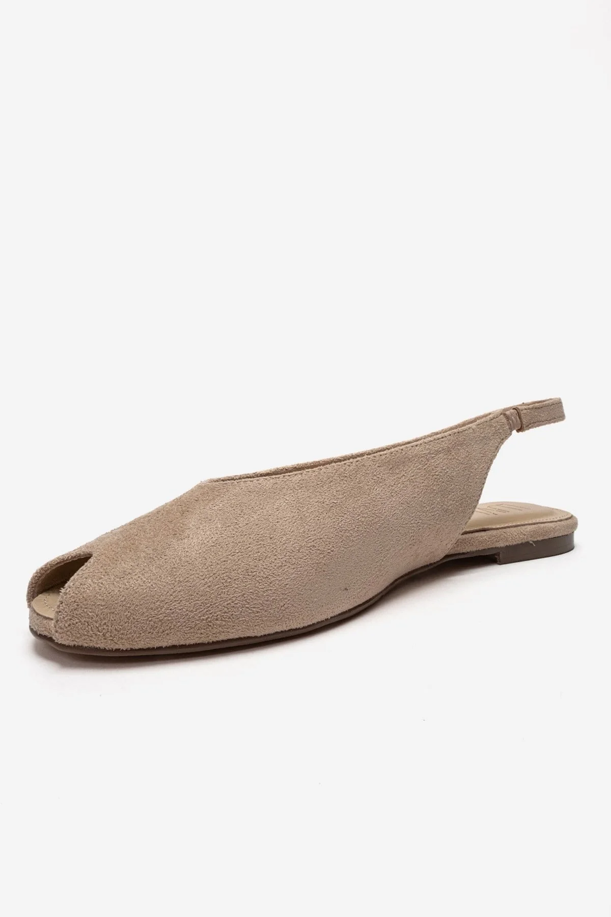 SERINA - Beige Genuine Leather Sandal (Women) - Image 6