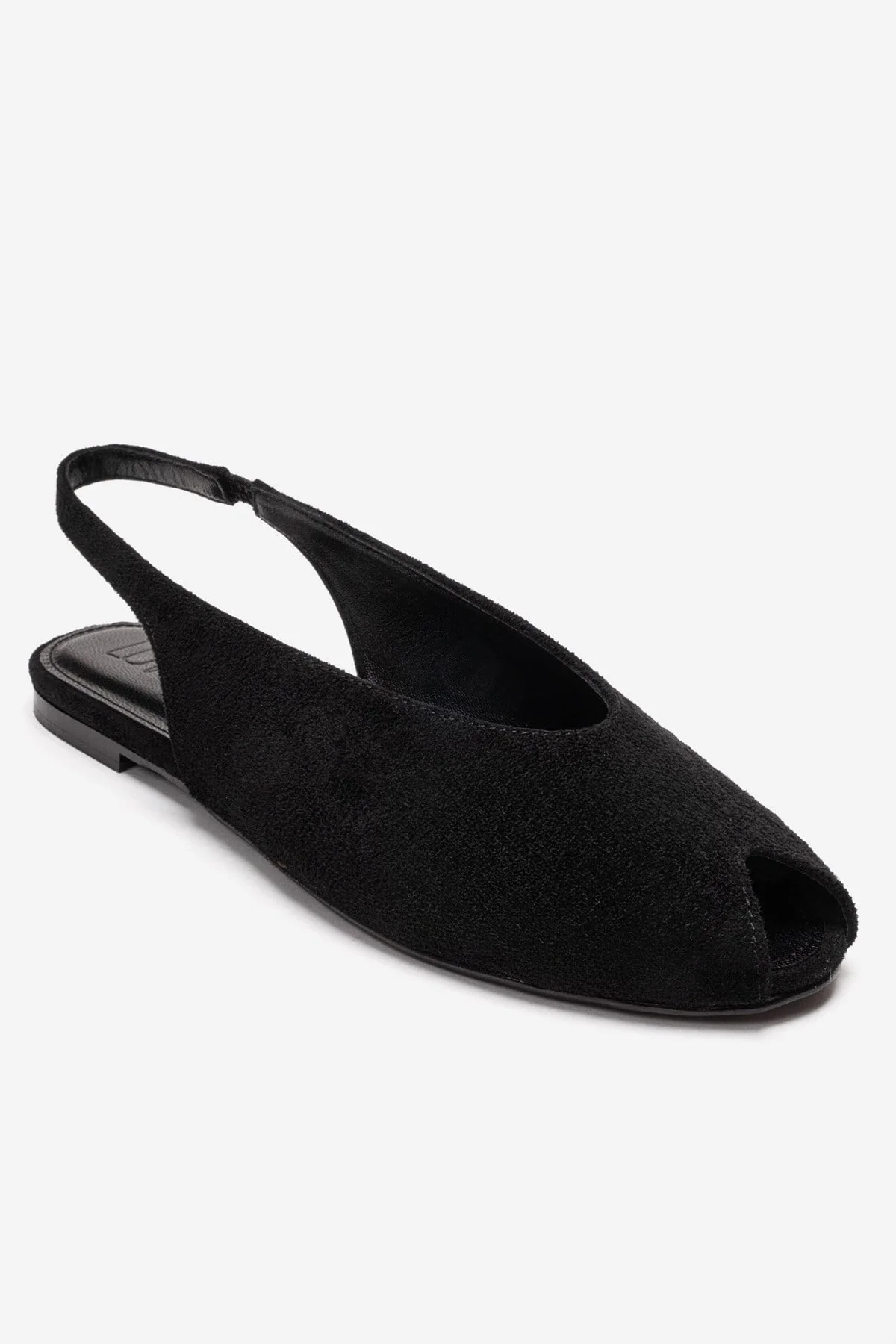 SERINA - Black Genuine Leather Sandal (Women) - Image 3