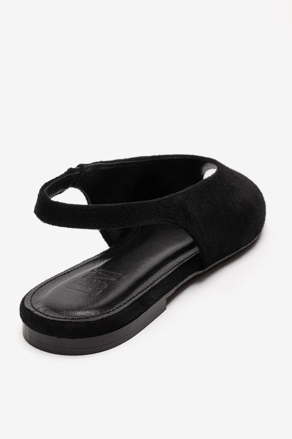SERINA - Black Genuine Leather Sandal (Women) - Image 5