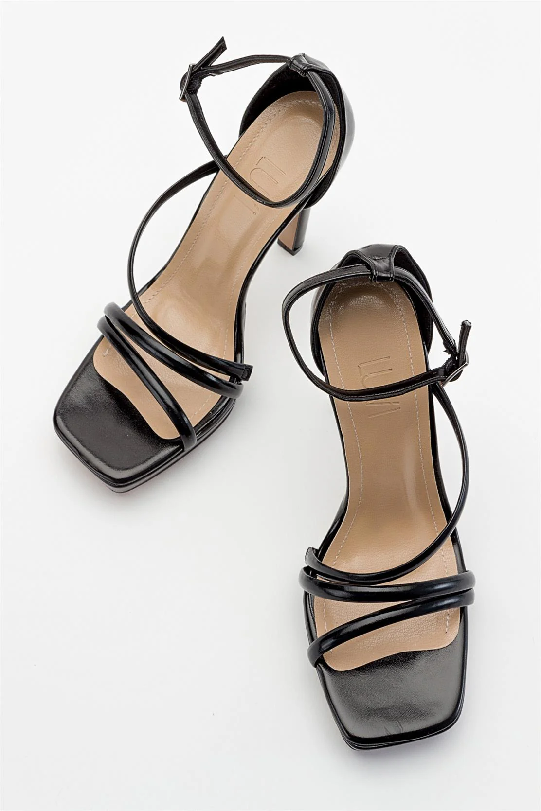 Shelp - Black Heeled Shoe (Women) - Image 3