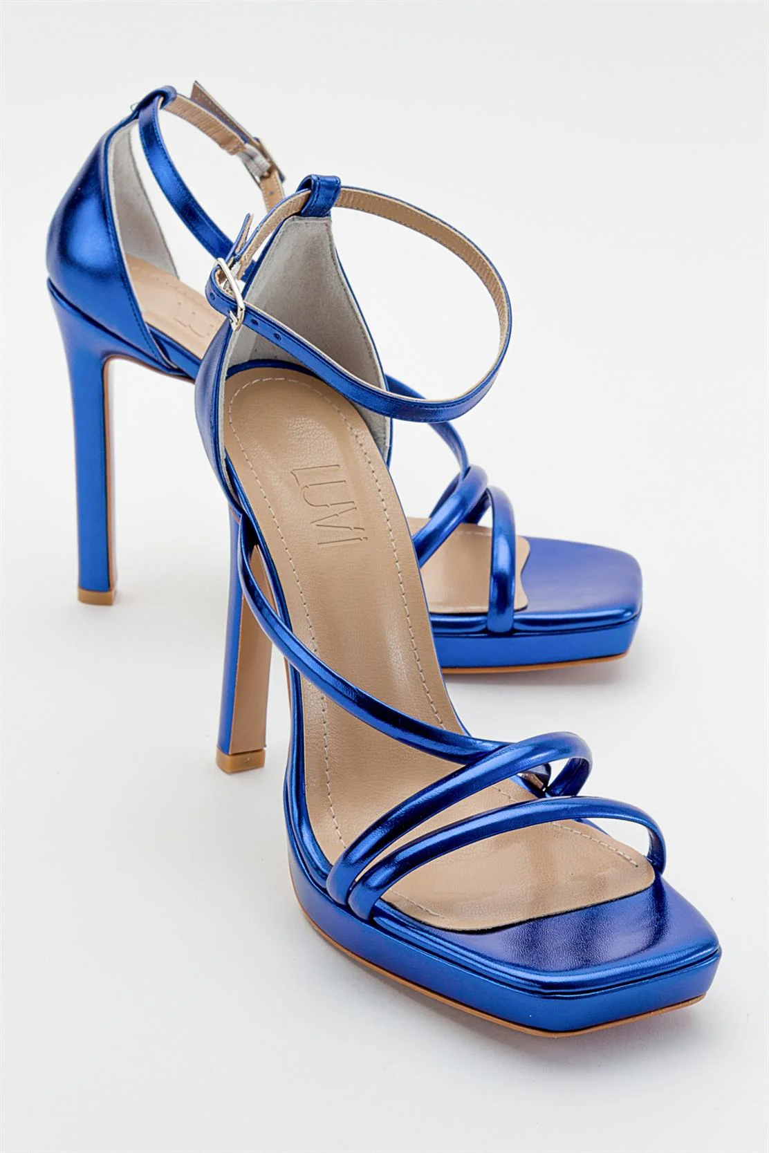 Shelp - Sky Blue High Heel Shoe (Women) - Image 2